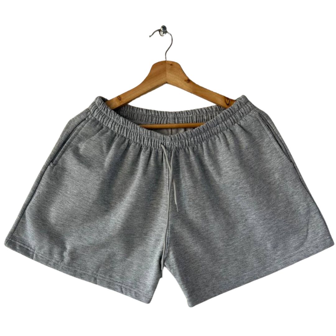 SHORT DAMA GRIS CLARO L